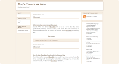 Desktop Screenshot of moeschocolateshop.blogspot.com