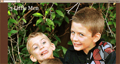 Desktop Screenshot of 3littlemen2011.blogspot.com