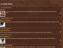 Tablet Screenshot of 3littlemen2011.blogspot.com