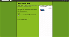 Desktop Screenshot of lafincadelavega.blogspot.com