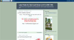 Desktop Screenshot of lakefields4sale.blogspot.com