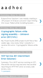 Mobile Screenshot of aadhoc.blogspot.com