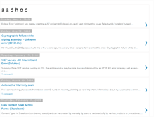 Tablet Screenshot of aadhoc.blogspot.com