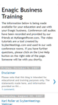 Mobile Screenshot of enagictraining.blogspot.com