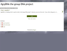 Tablet Screenshot of grpdna.blogspot.com