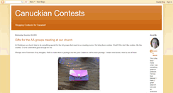 Desktop Screenshot of canuckiancontests.blogspot.com