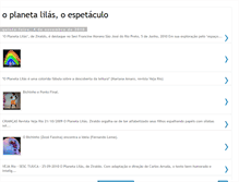Tablet Screenshot of oplanetalilasoespetaculo.blogspot.com