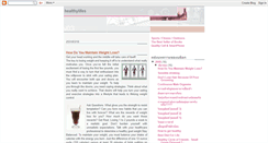 Desktop Screenshot of healtylifes.blogspot.com
