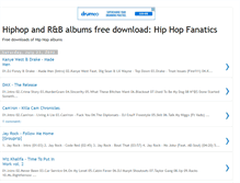 Tablet Screenshot of hiphopfanatics.blogspot.com