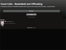 Tablet Screenshot of goodcallsbasketball.blogspot.com