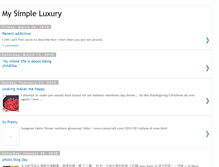 Tablet Screenshot of mysimpleluxury.blogspot.com