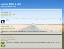 Tablet Screenshot of caroleedeanbooks.blogspot.com