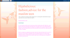 Desktop Screenshot of hijabaliciousforever.blogspot.com