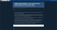 Desktop Screenshot of harrypotterpodcast.blogspot.com