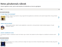Tablet Screenshot of netespenzkeresesnoknek.blogspot.com