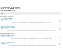 Tablet Screenshot of extremecouponista.blogspot.com