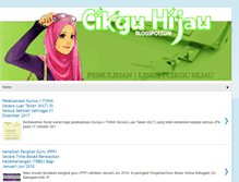 Tablet Screenshot of cikguhijau.blogspot.com