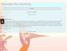 Tablet Screenshot of glitterisafoodgroup.blogspot.com