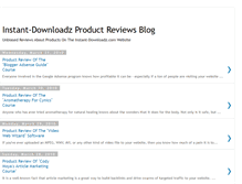 Tablet Screenshot of instant-downloadz-reviews.blogspot.com