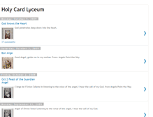 Tablet Screenshot of holycardlyceum.blogspot.com