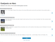 Tablet Screenshot of goalpostsonmars.blogspot.com
