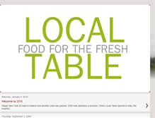 Tablet Screenshot of localtablefoodforthefresh.blogspot.com