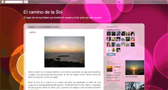 Desktop Screenshot of elcaminodelasol.blogspot.com