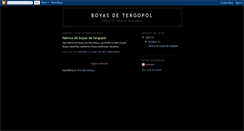 Desktop Screenshot of boyaselcaiman.blogspot.com