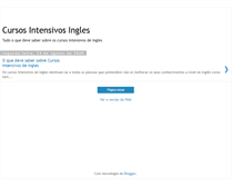 Tablet Screenshot of cursos-intensivos-ingles.blogspot.com
