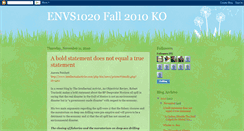 Desktop Screenshot of envs1020ko.blogspot.com