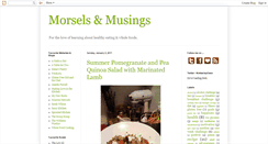 Desktop Screenshot of morsels-and-musings.blogspot.com