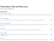 Tablet Screenshot of filipinolyrics.blogspot.com