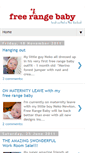 Mobile Screenshot of freerangebaby.blogspot.com