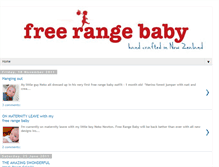 Tablet Screenshot of freerangebaby.blogspot.com