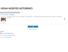 Tablet Screenshot of indianmotorbikes.blogspot.com