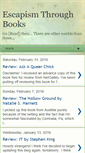 Mobile Screenshot of escapismthroughbooks.blogspot.com