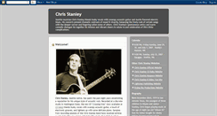 Desktop Screenshot of chrisstanley.blogspot.com