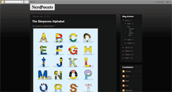 Desktop Screenshot of nerdpoints.blogspot.com