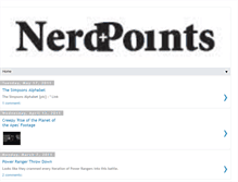 Tablet Screenshot of nerdpoints.blogspot.com