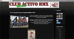 Desktop Screenshot of clubactivobmx.blogspot.com