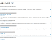 Tablet Screenshot of msuenglish212.blogspot.com