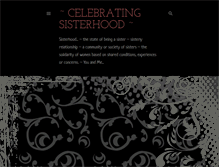 Tablet Screenshot of celebratingsisterhood.blogspot.com