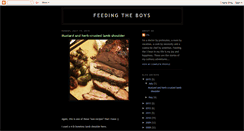 Desktop Screenshot of feedingtheboys.blogspot.com