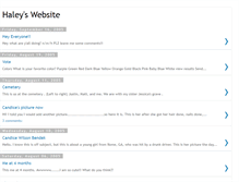 Tablet Screenshot of haleyangel.blogspot.com