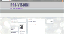 Desktop Screenshot of pre-visions.blogspot.com