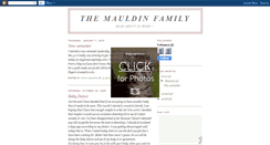 Desktop Screenshot of mymauldinfamily.blogspot.com
