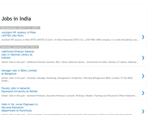 Tablet Screenshot of jobsindiainfo.blogspot.com