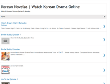 Tablet Screenshot of korean-novelas.blogspot.com