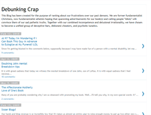 Tablet Screenshot of debunkingcrap.blogspot.com