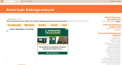 Desktop Screenshot of americanentrepreneursjoy.blogspot.com